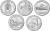 USA 25 c Parki narodowe x5 2010 