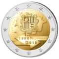 2 € Andora 25 lat unii celnej z UE 2015