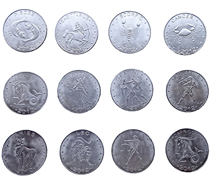 Zestaw menniczy SOMALILAND zodiak x 12 2012