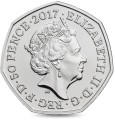 Wielka Brytania 50 pensów Benjamin Bunny 2017