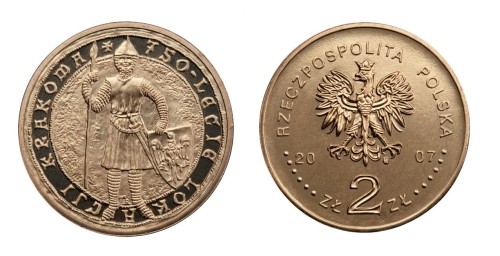 2 zł 750-lecie lokacji Krakowa 2007