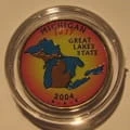 USA 25 c Michigan 2004 KOLOR