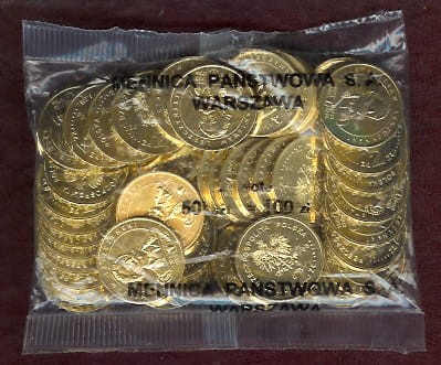 2 zł worek 50 szt. Stefan Wyszyński 2001