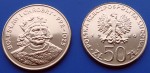 50 zł Bolesław I Chrobry 992-1025 1980 platerowany złotem
