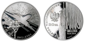 20 zł Smoleńsk samolot 2011