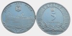 Ukraina 5 UAH 1000 lat Chocimia 2002