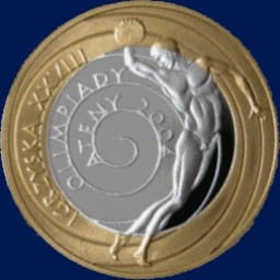 10 zł Ateny platerowane 2004