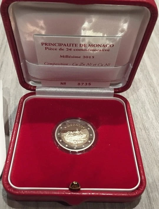 2 euro Monako Zamek 2015 RRR