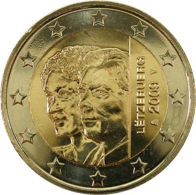  2 euro LUKSEMBURG Charlotte 2009