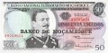Mozambik 50 escudos  Joao Coutinho 1976 P-116