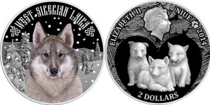 Niue 2 $ Łajka Zachodniosyberyjska 2014