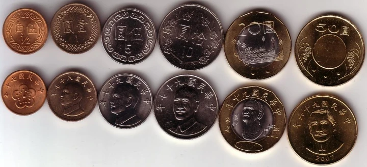 Zestaw menniczy Tajwan x 6