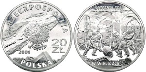 20 zł Kopalnia soli w Wieliczce 2001