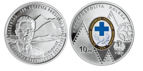 10 zł 100 rocz. powstania TOPR 2009