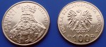 100 zł Kazimierz III Wielki 1333-1370 1987 platerowany złotem