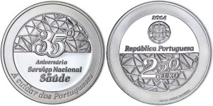 2,5 € Portugalia 35 lat służby zdrowia 2014