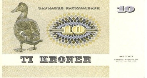 Dania 20 koron kaczka 1977 P-48g