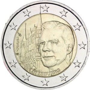 2 € Luksemburg Rezydencja księcia 2007