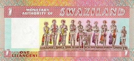Swaziland 1 emalangeni Gołe baby 1974 P-1