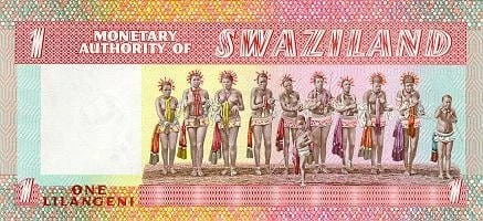 Swaziland 1 emalangeni Gołe baby 1974 P-1