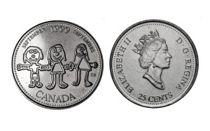 Kanada 25 c Millennium September 1999