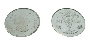 Kanada 5 c 1945-2005