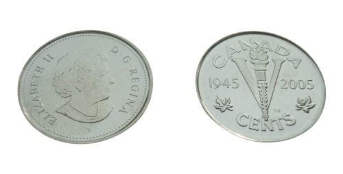 Kanada 5 c 1945-2005