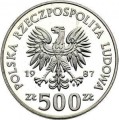 500 zł XV Zimowe I.O. Calgary 1987