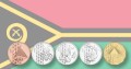 Zestaw menniczy Vanuatu x 5 2015