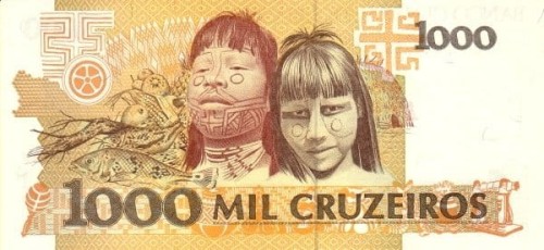 Brazylia 1000 cruzeiros Rondon 1990 P-231b