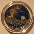 USA 25 c Maine 2003 KOLOR