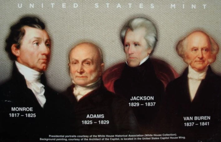 USA Proof set 4 x 1$ Prezydenci "S" 2008