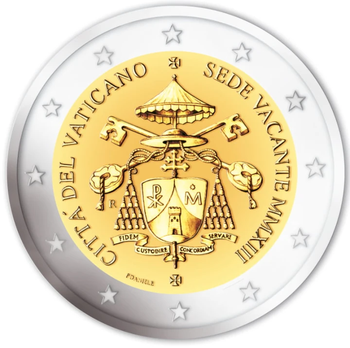 2 € Watykan Sede Vacante 2013
