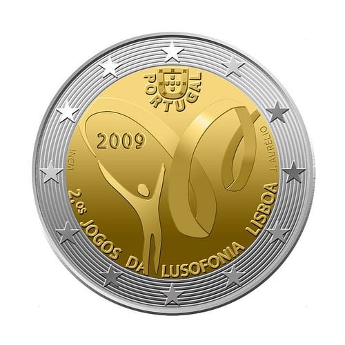 2 € PORTUGALIA Igrzyska w Lusofonii 2009