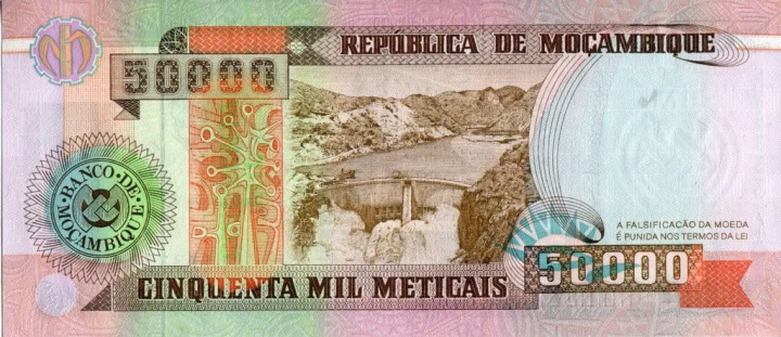 Mozambik 50 000 metical  Tama 1993 P-138