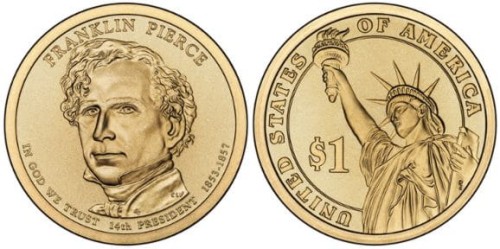 USA 1 $ Franklin Pierce 2010 nr 14