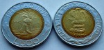 San Marino 500 lirów FAO 1995 bimetal
