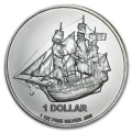 Wyspy Cook'a 1$ Statek 2010 Ag 1 oz Ag.999