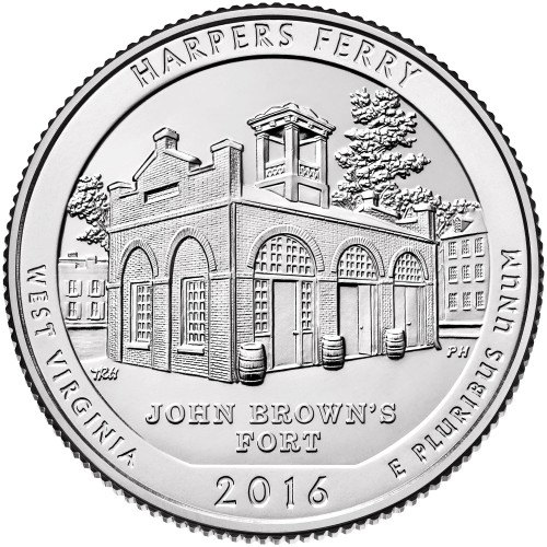 USA 25 c Park narodowy Harpers Ferry 2016 nr 33.jpg
