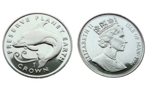 Wyspa Man 1 crown Delfin 1996