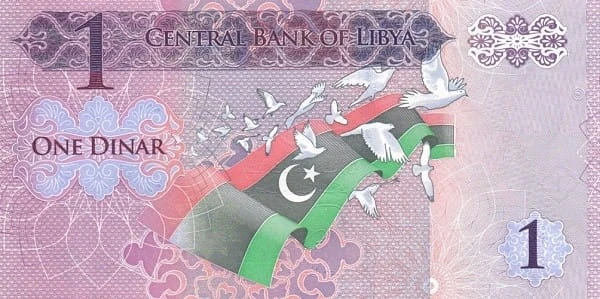 Libia 1 Dinar Rewolucja 2013 P-76