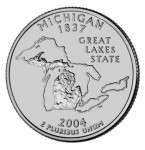 USA 25 c Michigan 2004