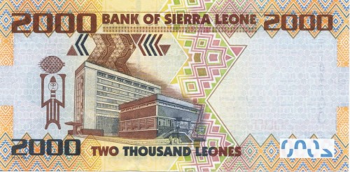 Sierra Leone 2000 leones Wallace Johnson 2010 P-31