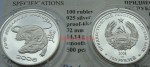 Naddniestrze 100 rubli Rok Szczura 2008