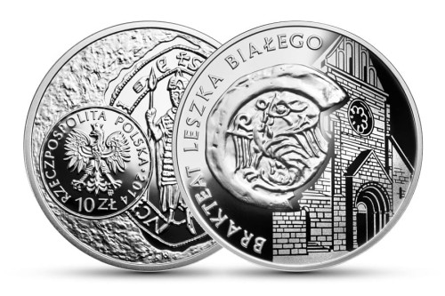 10 zł Historia Monety Polskiej – – brakteat Leszka Białego 2014
