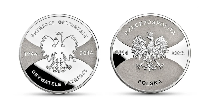 20 zł Patrioci 1944 Obywatele 2014