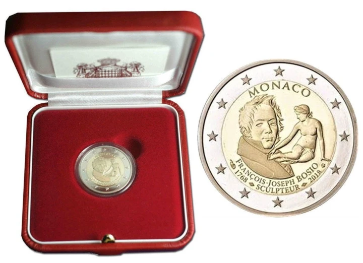 2 euro Monako F.J. Bosio 2018 RRR