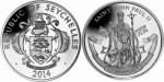 Seszele 5 rupii kanonizacja Jana Pawła II 2014