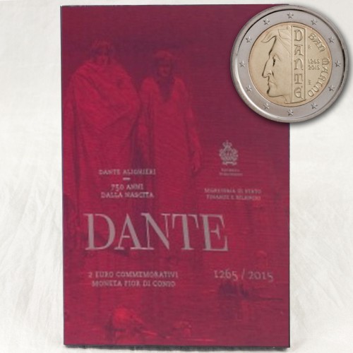 2 € San Marino Dante Alighieri 2015