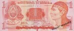 Honduras 1 lempira Ruiny 2012